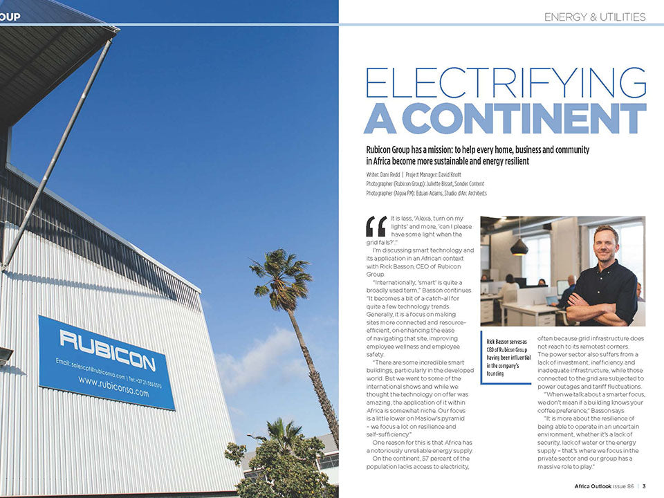 Africa Outlook Rubicon Electrifying a continent