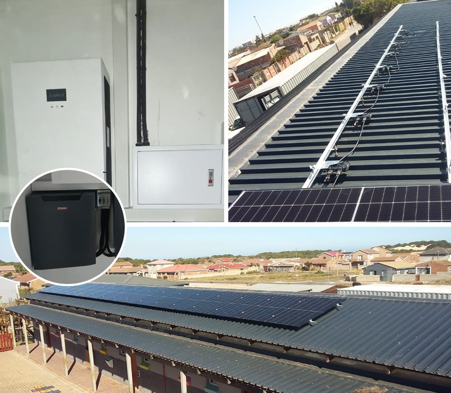 Primary school solar installation