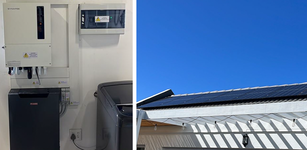 Home solar installation