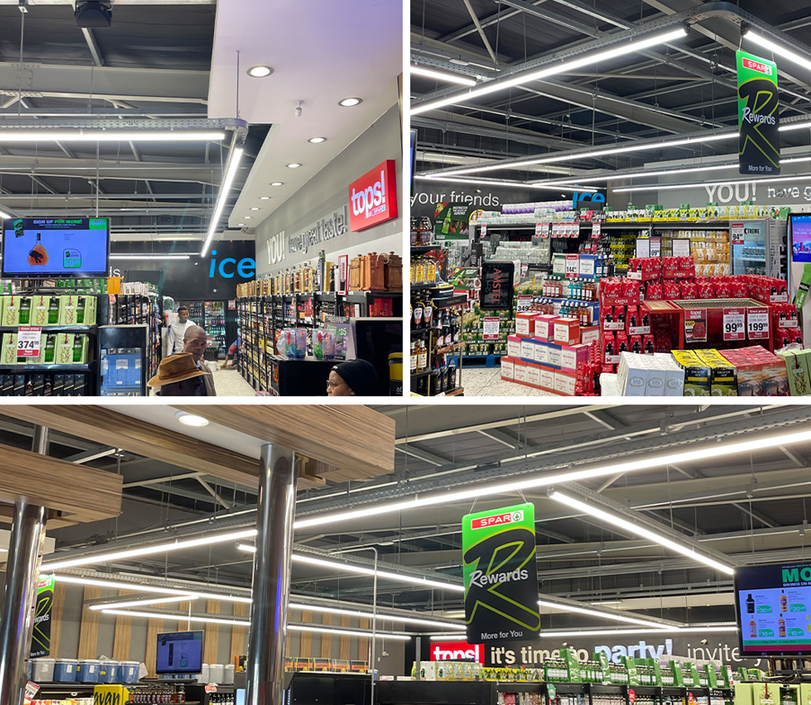 TOPS at Spar King William's Town lighting