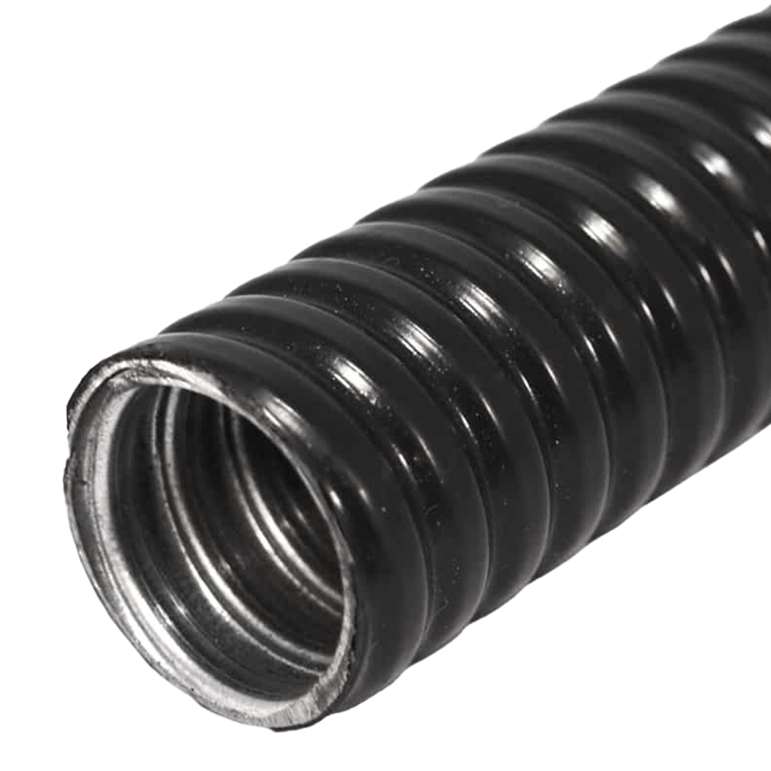 Flexkabel Conduit, flexible, M25, black, PVC coated, galv, 21mm - Rubicon Installer Portal