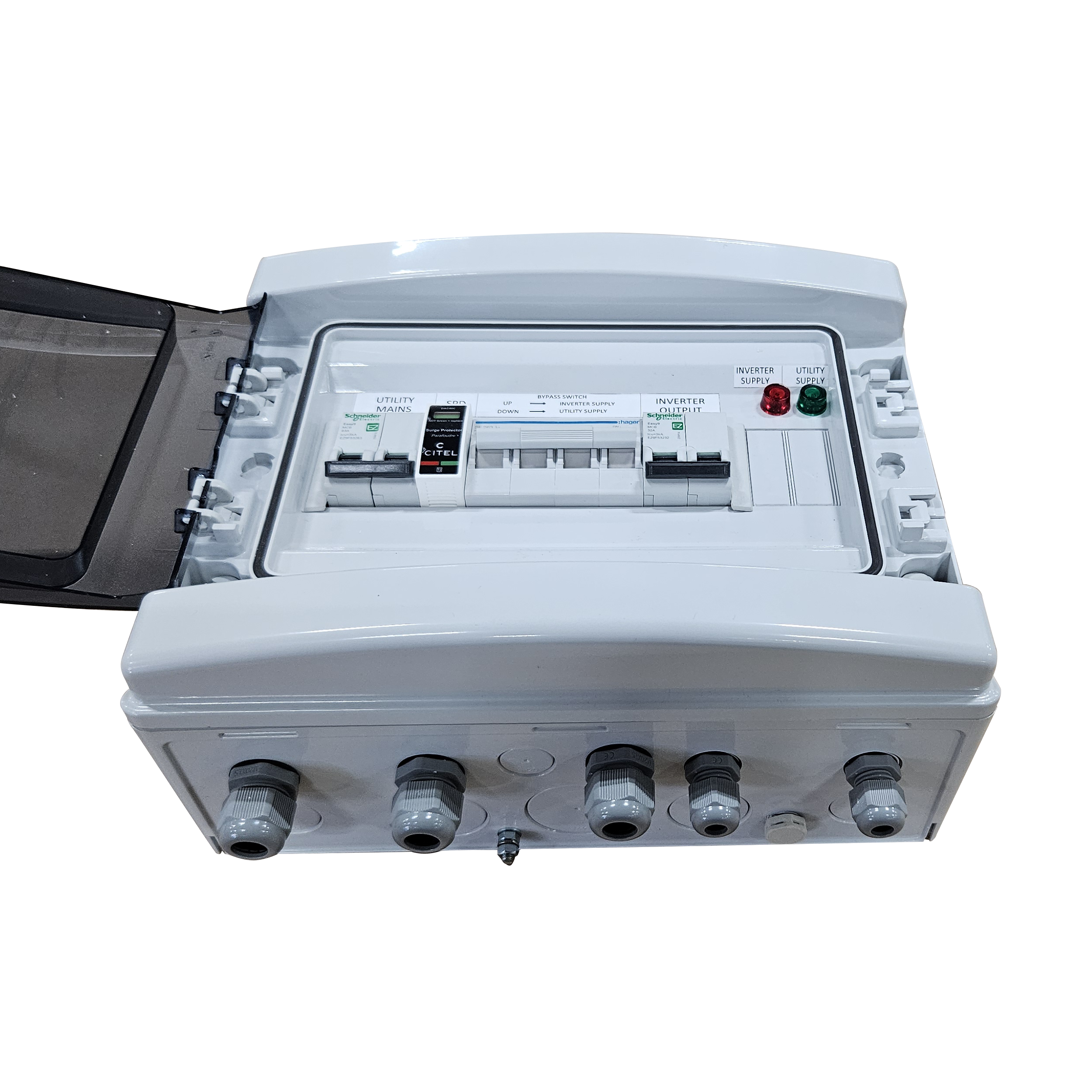 AC Protection box, 32A inverter input, 6kVA - Rubicon Installer Portal