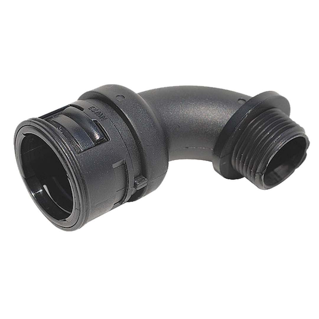 Reiku Connector Elbow 90Â° male, polyamid, black, M50, NW 48mm - Rubicon Installer Portal